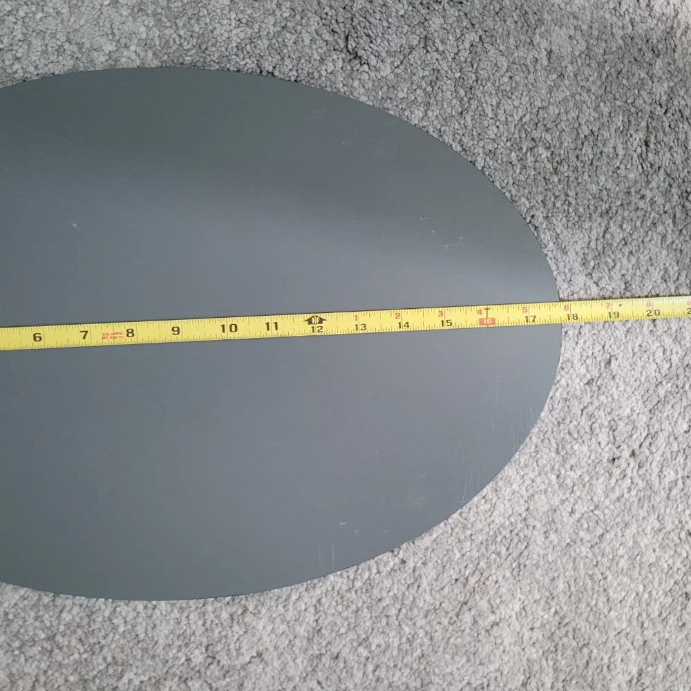 LAST ONE Oval Wall Mirror with Hardware 18